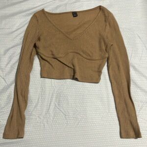 Tan Shein crop top